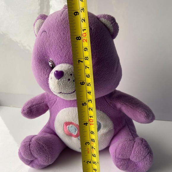 Care Bear 2002 vintage lavender plush 9” - Picture 2 of 7